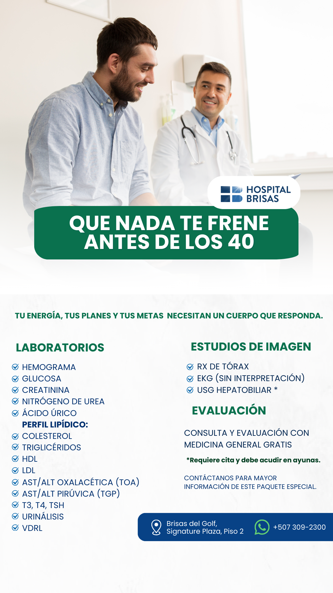 Antes de 40 verde vertical